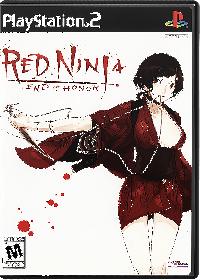 Red Ninja End of Honor Playstation 2 US box art
